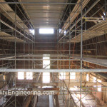 4, Scaffolding for testing and repair work