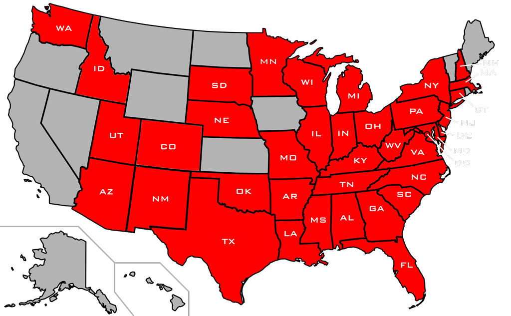 SE Licensed States 2024